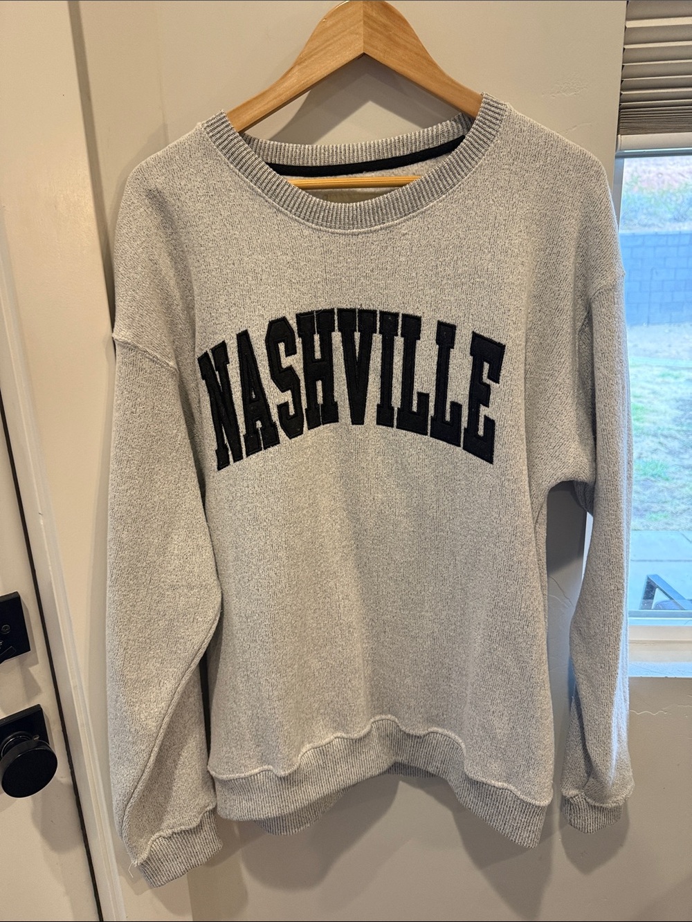 Nashville Crewneck Sweater - Light Gray